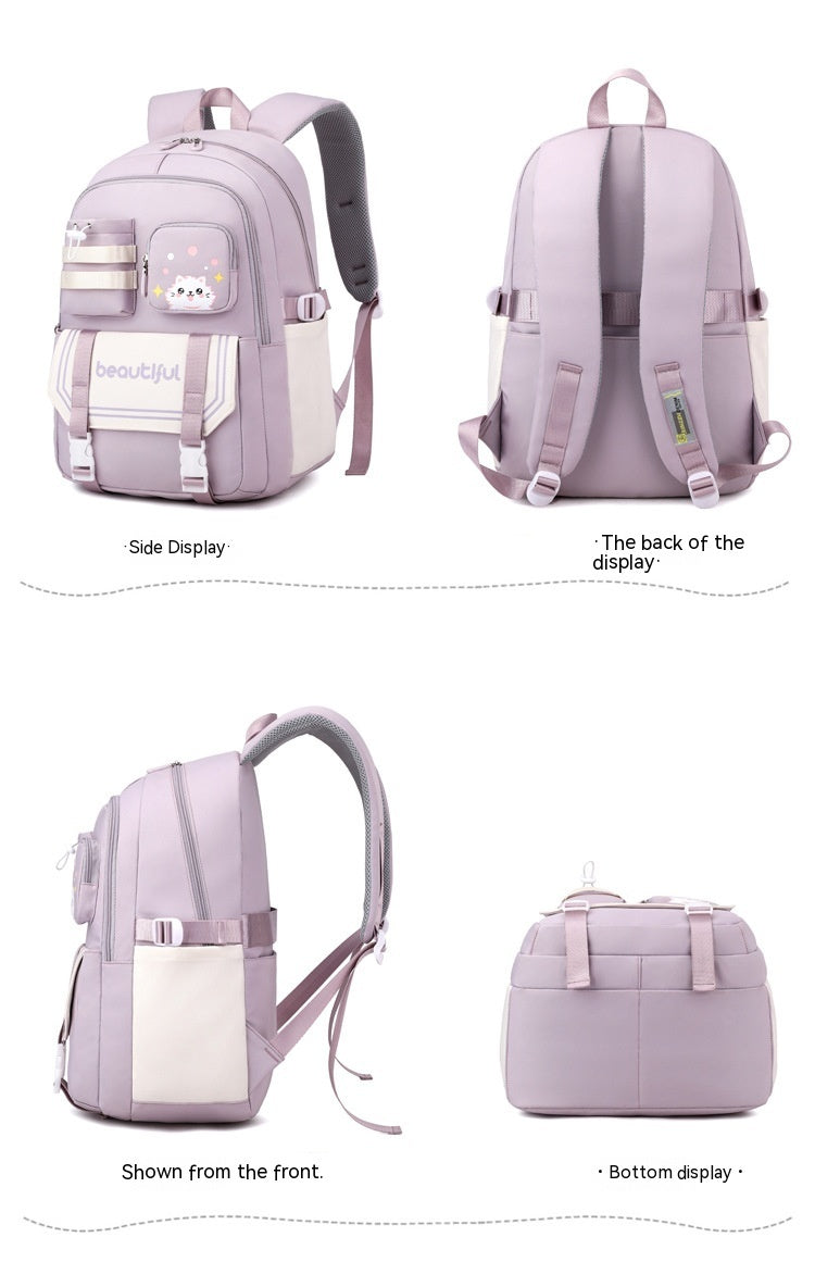 Spacious School Backpack for Girls – Cute and Lightweight