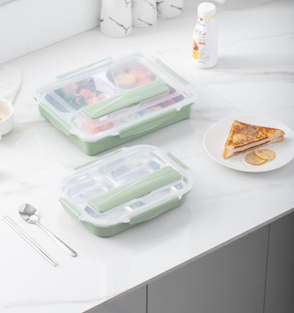 Nordic Style Lunch Box 304 Stainless Steel Multi Lattice Lunch Box