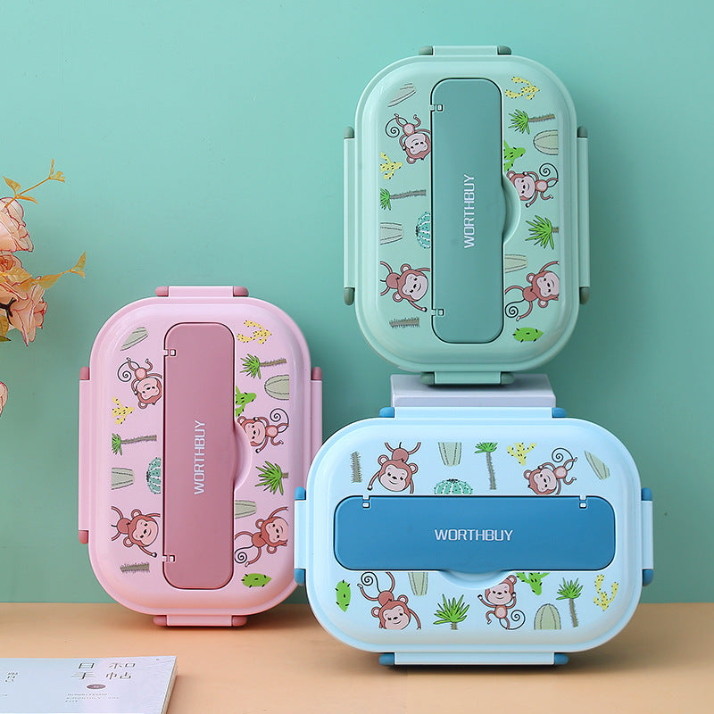 Isolerad Bento-matlåda i Rostfritt Stål – Portabel &amp; Fackindelad