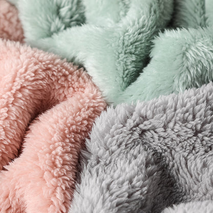 Dubbel­sidad vinterjacka i korallfleece – unisex par-modell