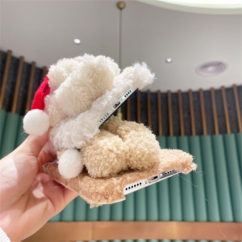Mobile Case with Plush Bear – Soft &amp; Protective Mobile Case