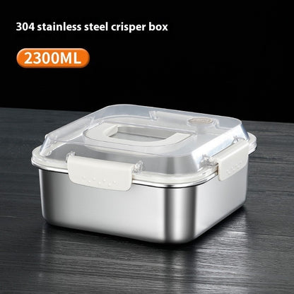 304 stainless steel lunch box with handle - durable, leak-proof and perfect for adults