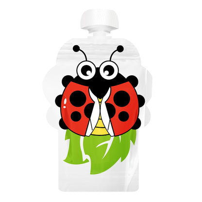 Food bag for fruit puree and homemade baby food