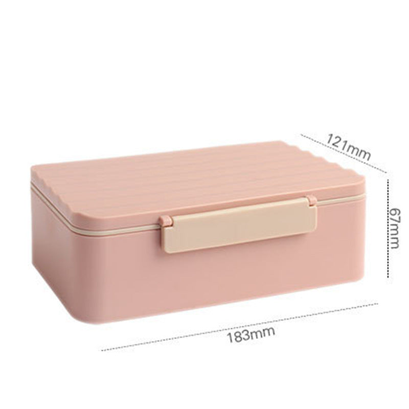 Simple wave lunch box