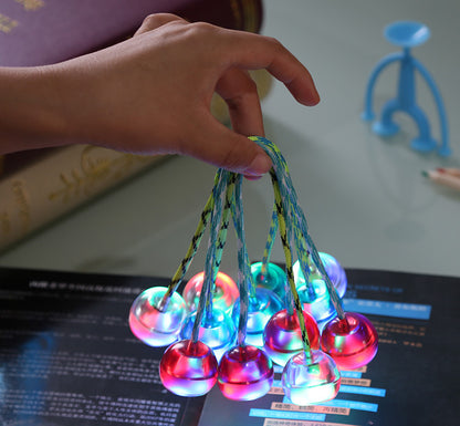 LED Yo-Yo Fingerboll – färgglad stressboll med ljus
