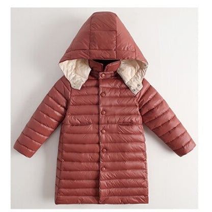 3 8 Years Old Children Winter Hooded Jacket Down