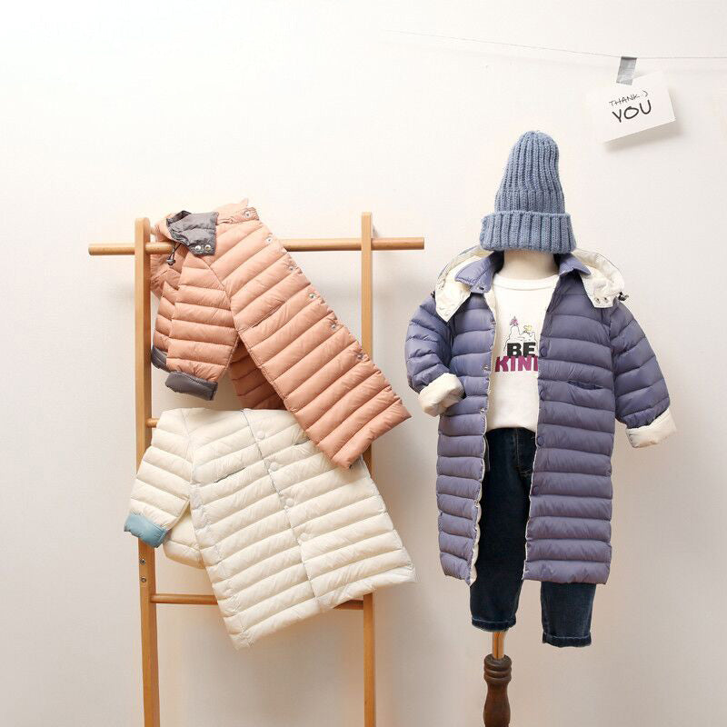 3 8 Years Old Children Winter Hooded Jacket Down