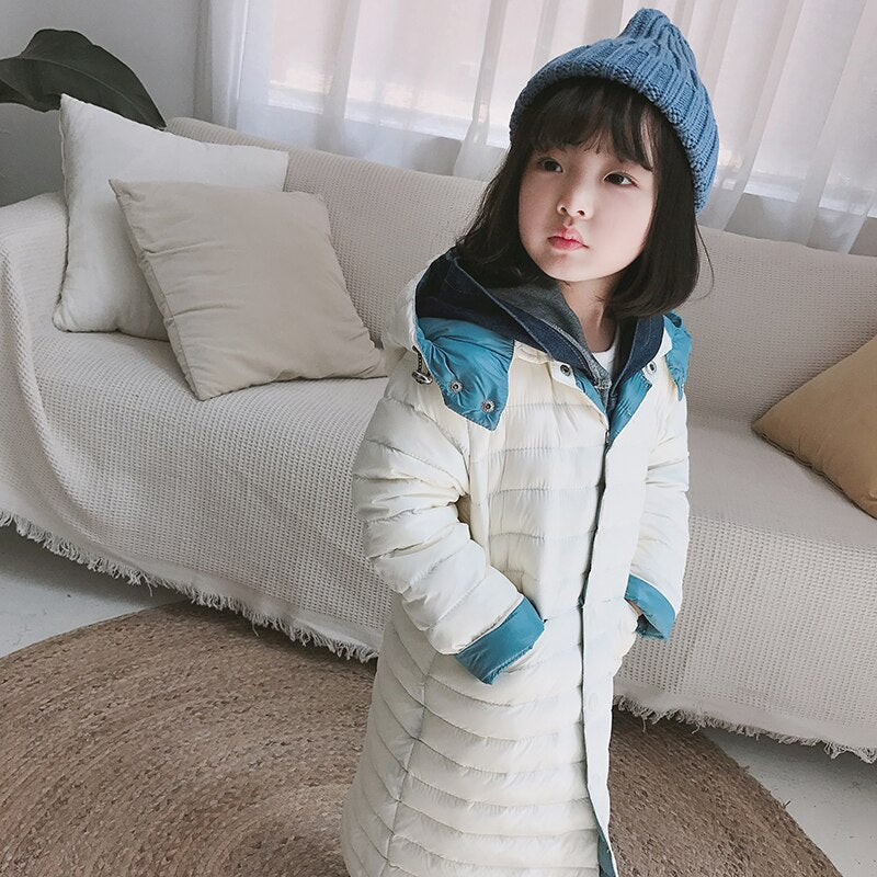 3 8 Years Old Children Winter Hooded Jacket Down