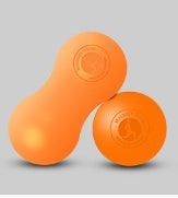 Massageboll i Silikon, Jordnötsformad för Rygg, Ben & Axlar