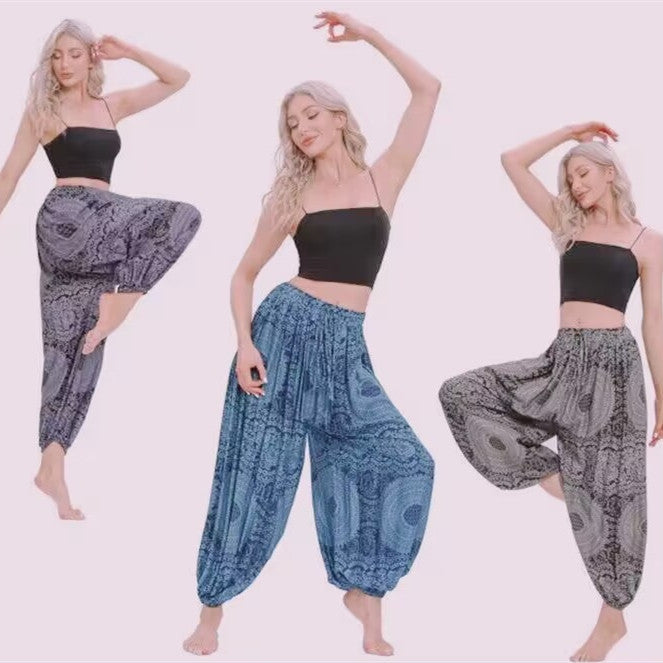 Airy and comfortable pants for dance, yoga and everyday wear 