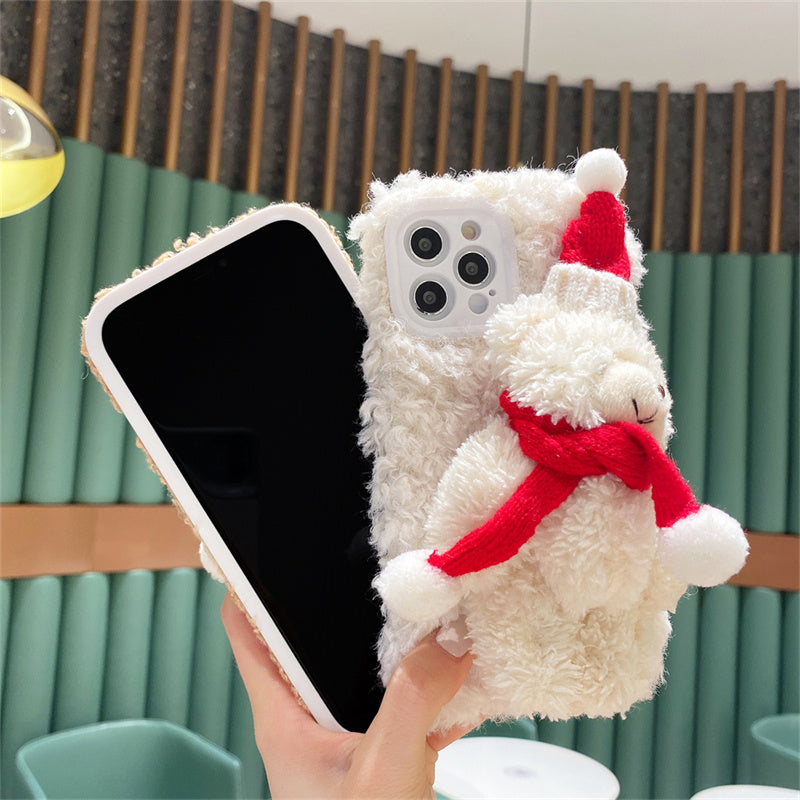 Mobile Case with Plush Bear – Soft &amp; Protective Mobile Case