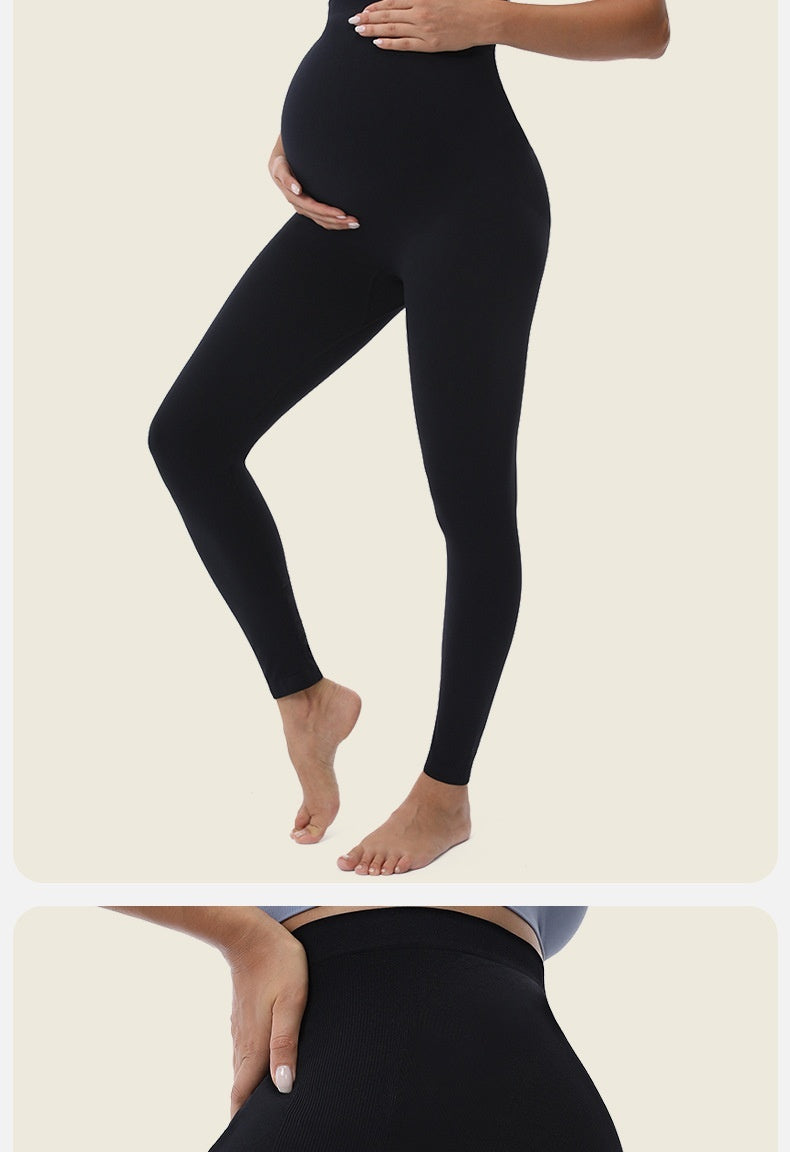 Maternity leggings for yoga | High waist &amp; tummy support