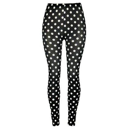 Trendiga yogatights med konstnärligt mönster