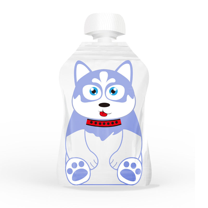 Food bag for fruit puree and homemade baby food