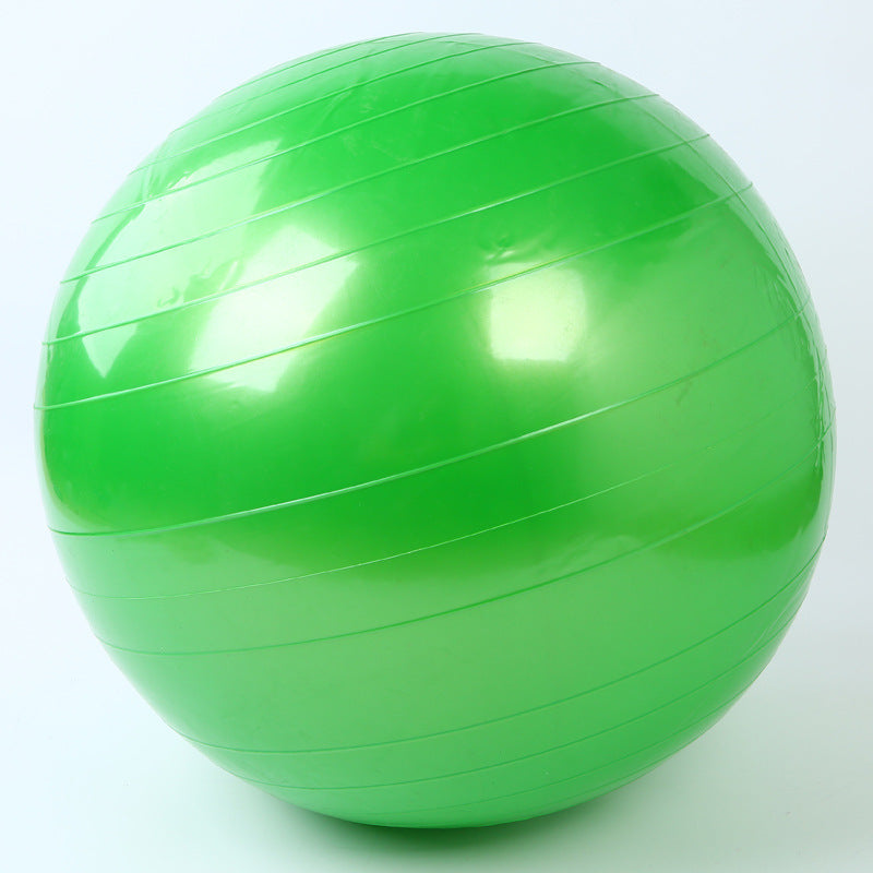 Yoga ball with pump for children and beginners - for balance, strength and core training