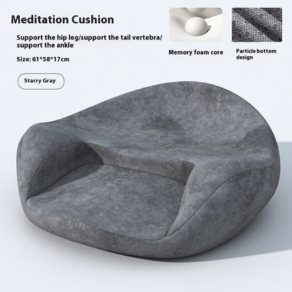 Ergonomisk Meditationskudde i Konstläder med Memory Foam