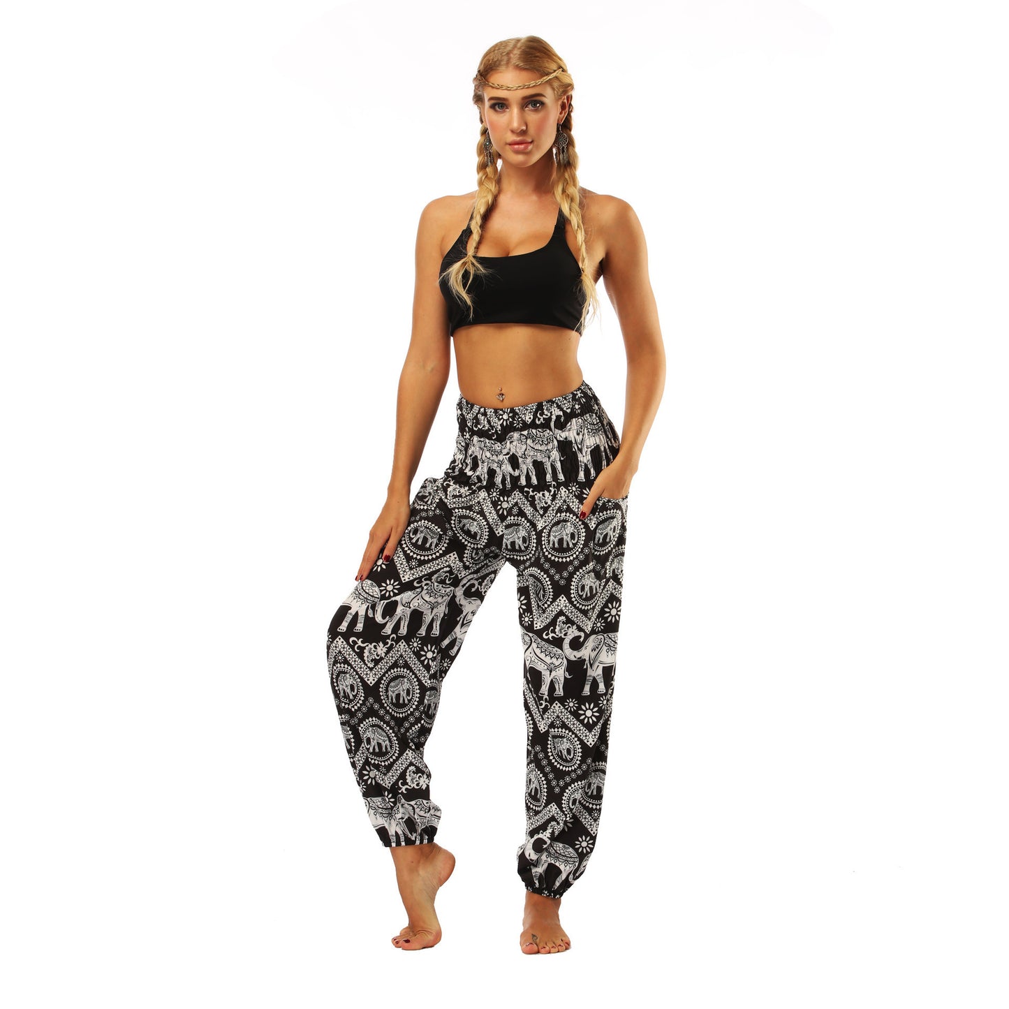 Elegant and airy pants for dance and yoga