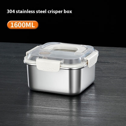 304 stainless steel lunch box with handle - durable, leak-proof and perfect for adults