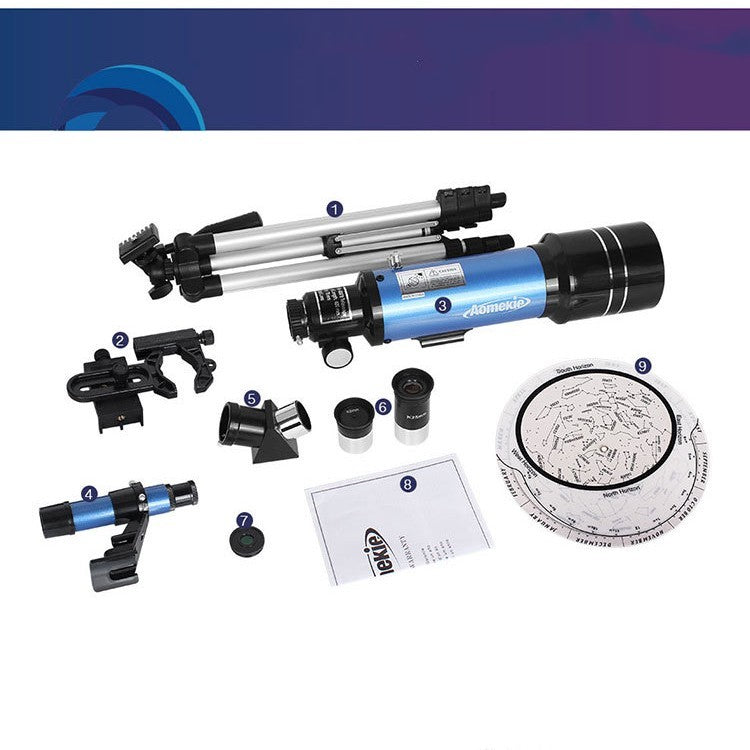 Teleskop  – Mikro-ljus & Nattobservationsfunktion