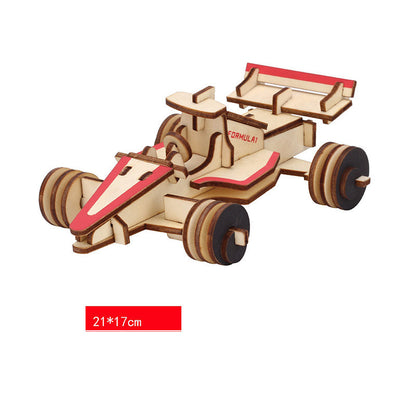New Wooden Three-dimensional Puzzle DIY Creative Children's Toys
