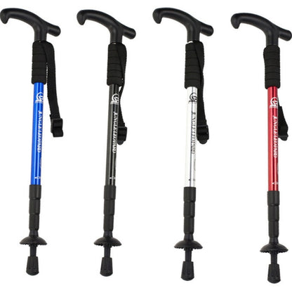 Multifunktionell Teleskopisk Trekkingstav i Flygplansaluminium