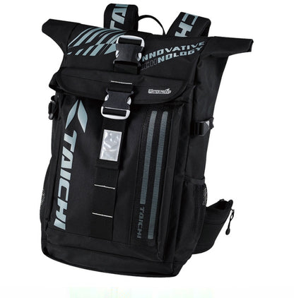 Racing backpack with LED night light – water-resistant design