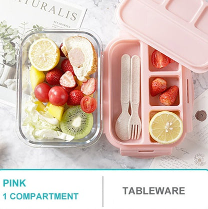 Glass lunch box made of Borosilicate glass – Pyrex, Airtight &amp; Oven and Microwave safe