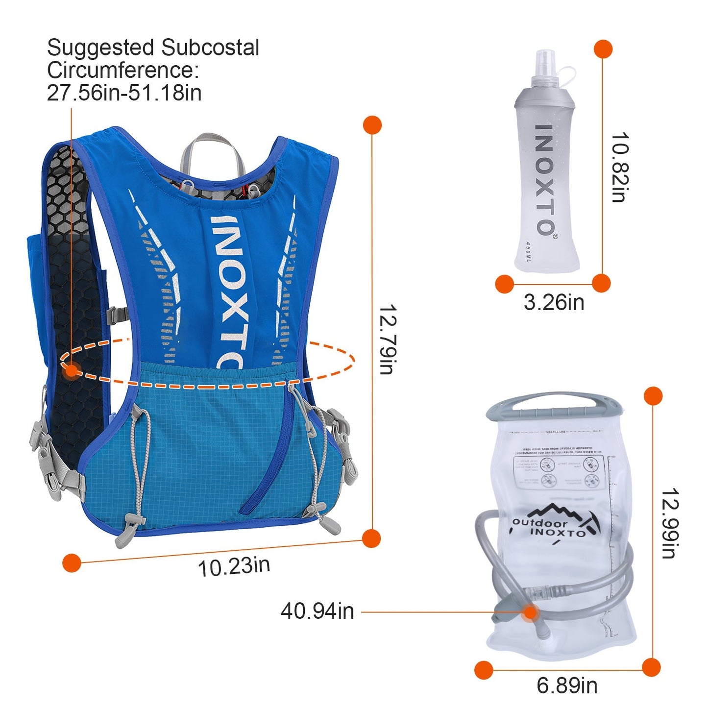 Sport Hydration väst – Lätt löparväst med vätskebehållare