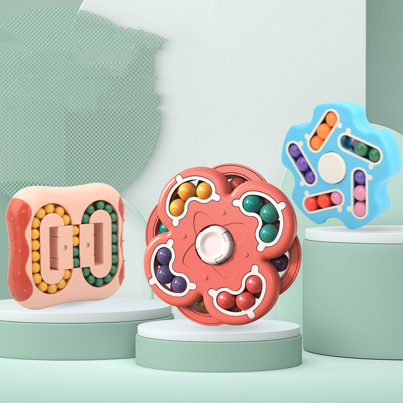 Magisk bönleksak – fingertoppssnurra & stressleksak för barn