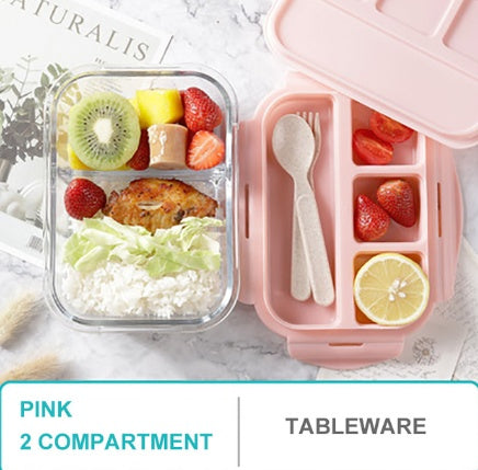 Glass lunch box made of Borosilicate glass – Pyrex, Airtight &amp; Oven and Microwave safe