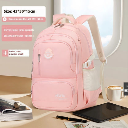 Vattentålig Skolväska i Oxfordtyg – Ergonomisk Ryggsäck för Ungdomar