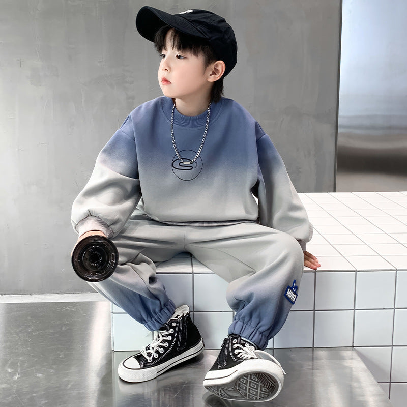 Soft set for children – top and trousers in soft cotton