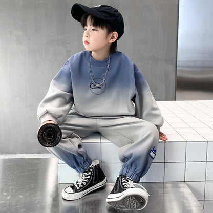 Soft set for children – top and trousers in soft cotton