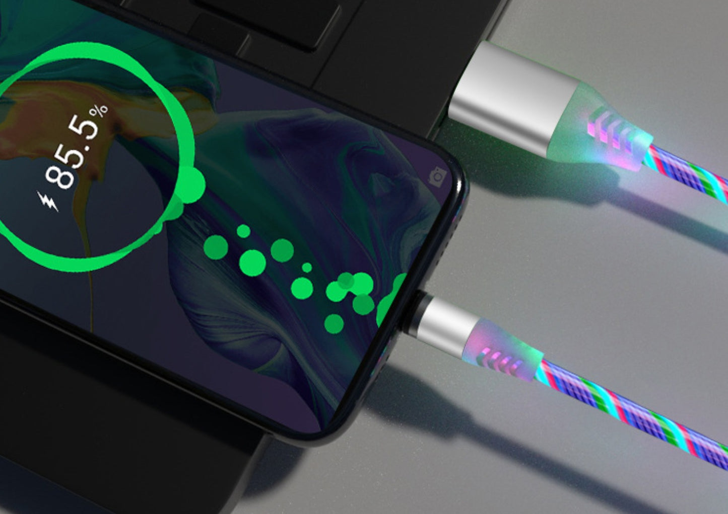 Luminous LED Magnetic Charging Cable – Apple, Android and Type-C