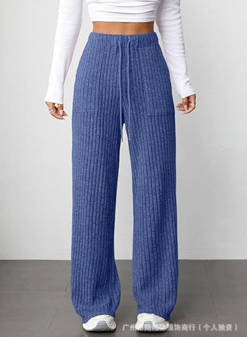 Casual Loose Knitted Women's Trousers