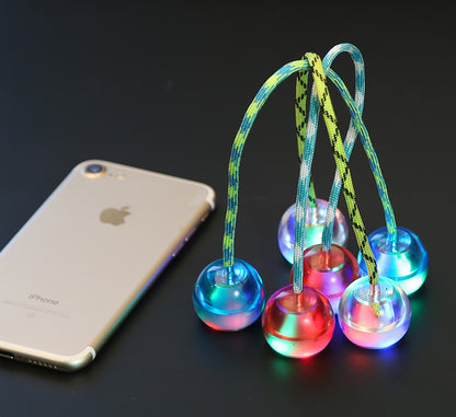 LED Yo-Yo Fingerboll – färgglad stressboll med ljus