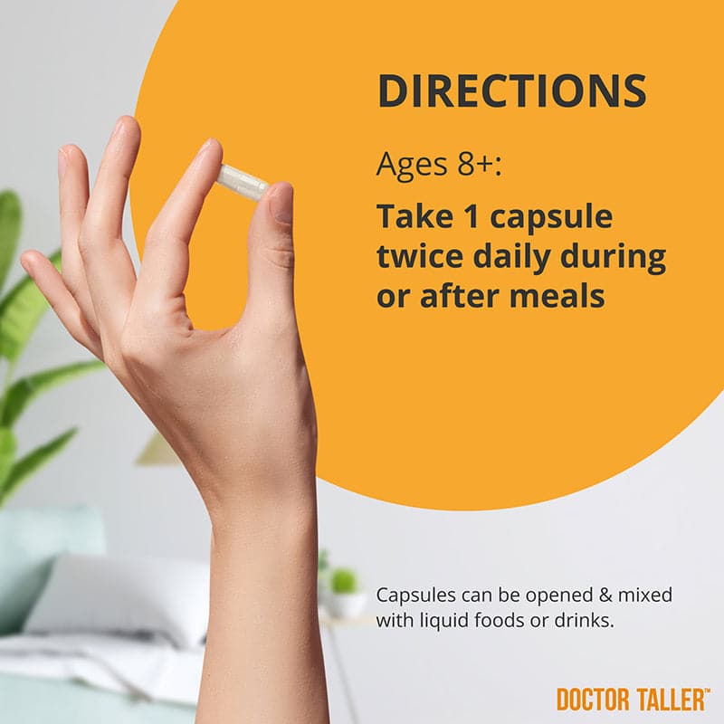 10+ & Taller Duo - Stödjer benväxt, kroppsutveckling, hjärnhälsa och immunförsvar.