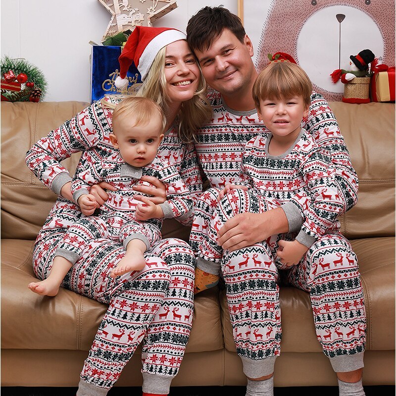 Matching Christmas Pajamas – Family Set for Mom, Dad, Kids &amp; Baby