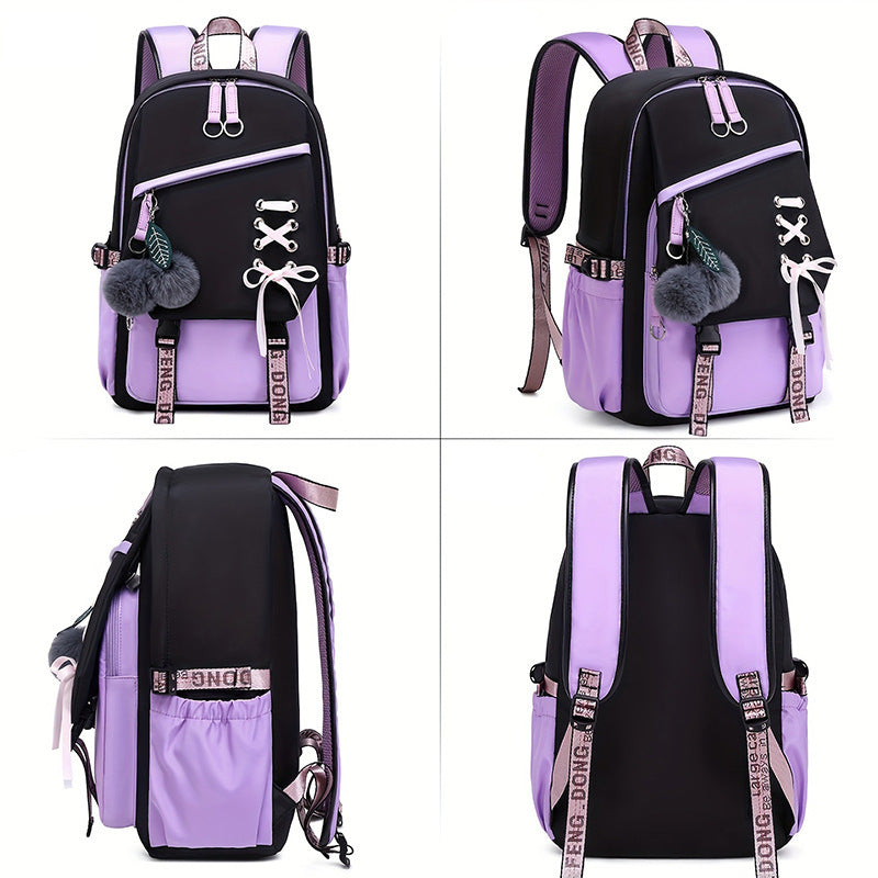 Cute Backpack with Bow – For Girls and Women