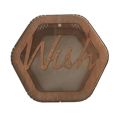 Trälåda för lyckönskningar – stilren kortlåda i ek