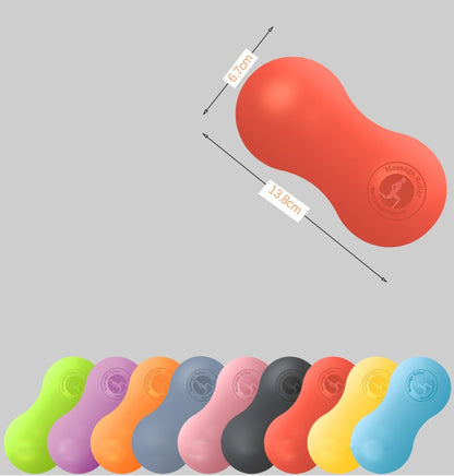 Massageboll i Silikon, Jordnötsformad för Rygg, Ben & Axlar