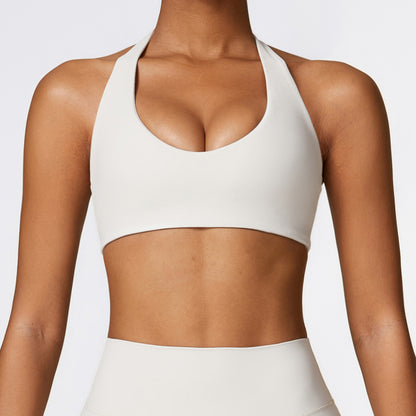 Stylish sports bra with support and comfort