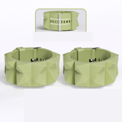 Justerbara viktarmband i silikon för yoga, jogging och funktionell träning