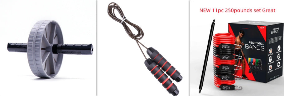 Träningsband set med dörrfäste – motståndsband för helkroppsträning