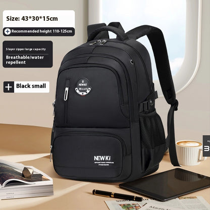 Vattentålig Skolväska i Oxfordtyg – Ergonomisk Ryggsäck för Ungdomar