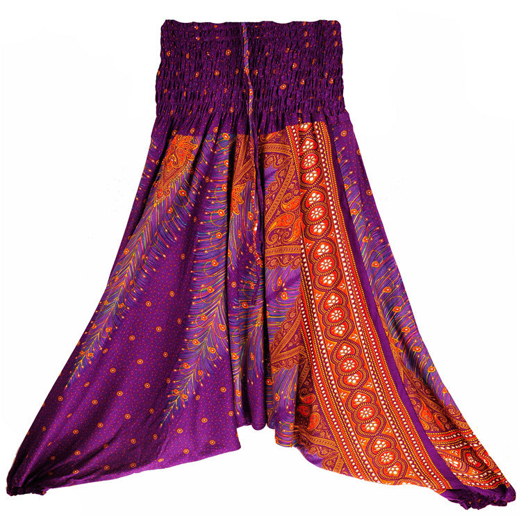 Lediga yogabyxor i haremstil. Perfekt för yoga och dans