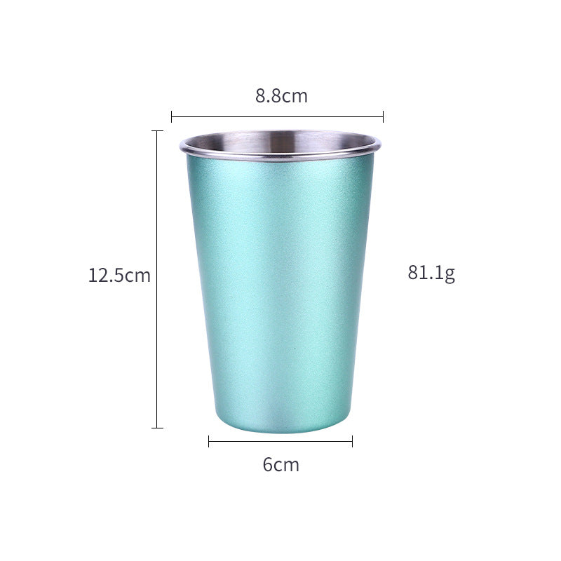 Mugg i rostfritt stål 304 – 500 ml färgad design