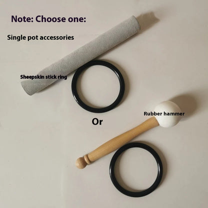 Crystal singing bowls – handmade set for meditation and healing