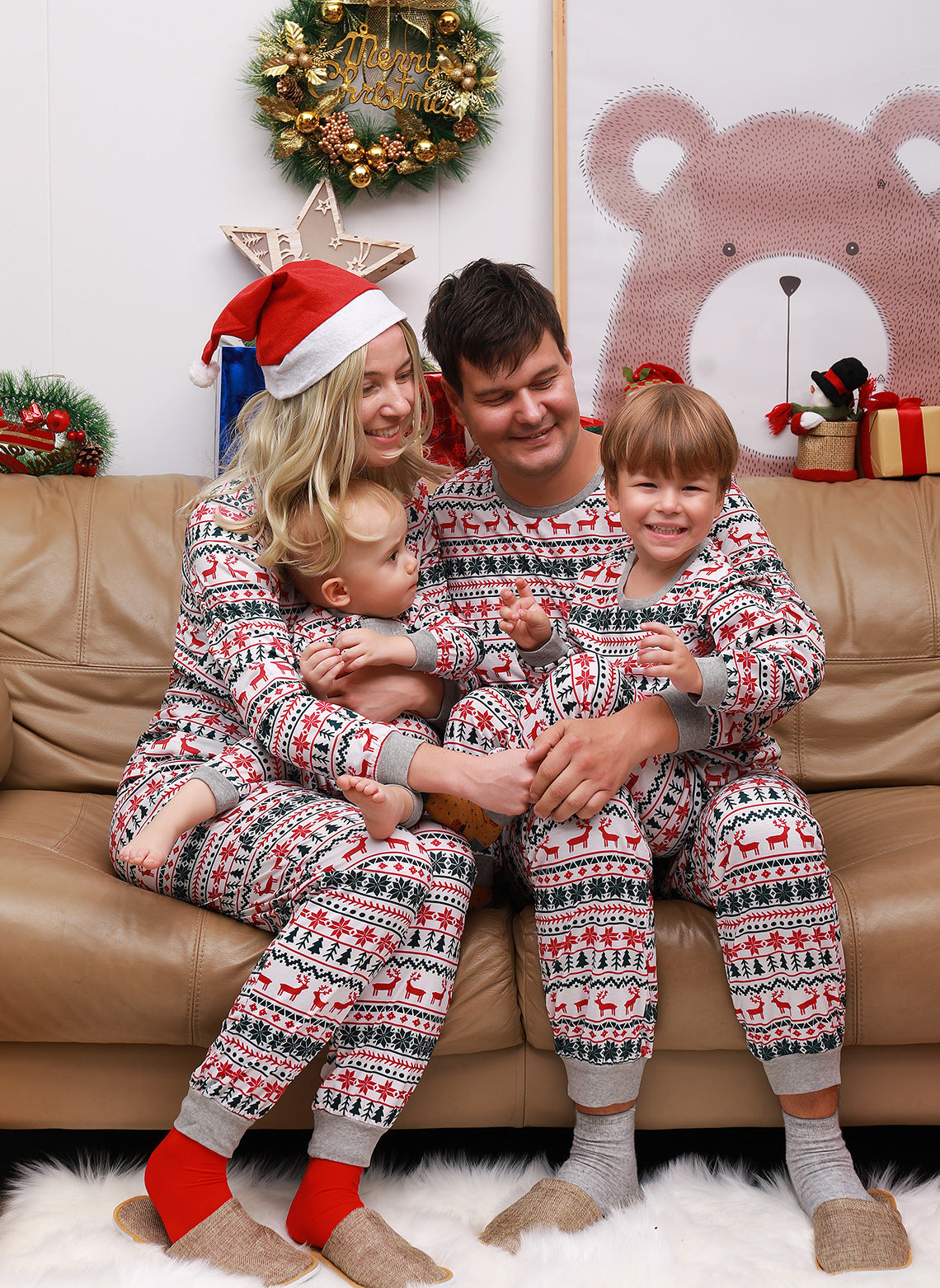Matching Christmas Pajamas – Family Set for Mom, Dad, Kids &amp; Baby