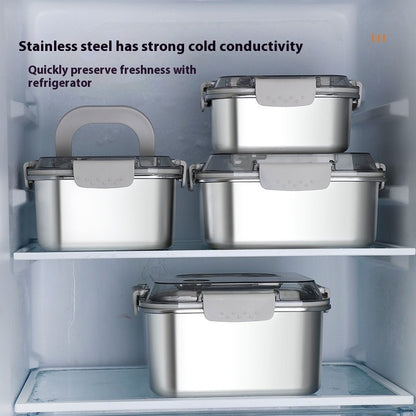 304 stainless steel lunch box with handle - durable, leak-proof and perfect for adults